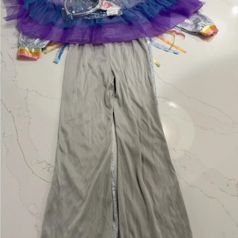 Silver and Pink Rock Star Unicorn Halloween Costume